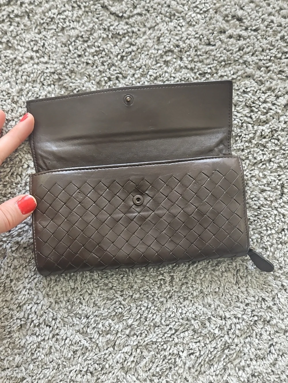 Bottega Veneta compact leather